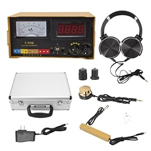 CHICIRIS Underground Water Leak Detector, 1600mah Plumbing Leak Detector with Headset and Adjustable 4 Gears for Reducing Floor Heating Water Leakage Waste (F999K)