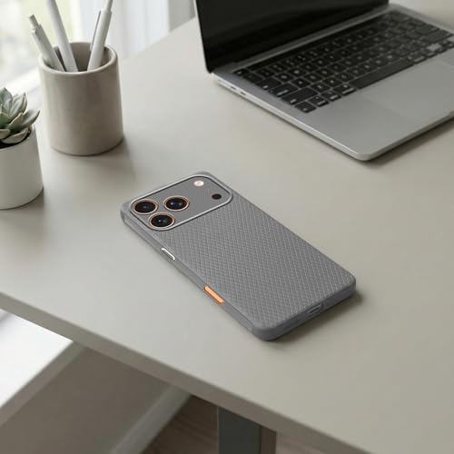 Image of Jkobi Liquid Silicone Back Cover Case for Apple iPhone 17 Pro Max (Camera Protection | Side Grip Texture | Soft and Flexible)