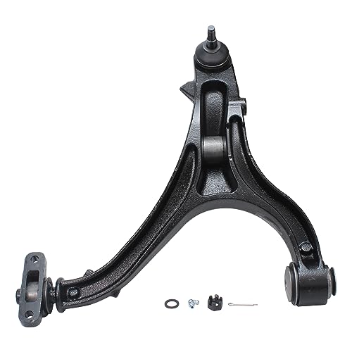 Image of Detroit Axle - 10pc Front End Control Arms Kit for Jeep 05-10 Commander Grand Cherokee, 4 Upper & Lower Control Arms and Ball Joint 4 Tie Rod Ends 2 Boots 2005 2006 2007 2008 2009 2010 Replacement