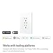 Eve Energy Outlet (Matter) – Smart Outlet & Power Meter, Tamper-Resistant, App & Voice Control, Works with Apple Home, Alexa, Google Home, SmartThings, Requires Thread Border Router