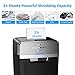 BONSEN Heavy Duty Paper Shredder, 24-Sheet Cross-Cut Shredder, 40-Min Continuous Running Time, Commercial Grade Shredder for Office, 9-Gallon Big Basket, 55dB Super Quiet, P-4 High Security (S3105)