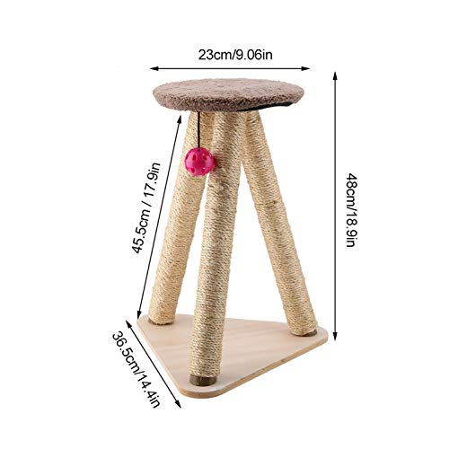 Junlucki Arranhador gatinho escalando, casa de animais de estimação de cor brilhante e durável, para