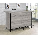 Coaster Furniture Bar Unit Grey Driftwood Black 182105 - Image 2