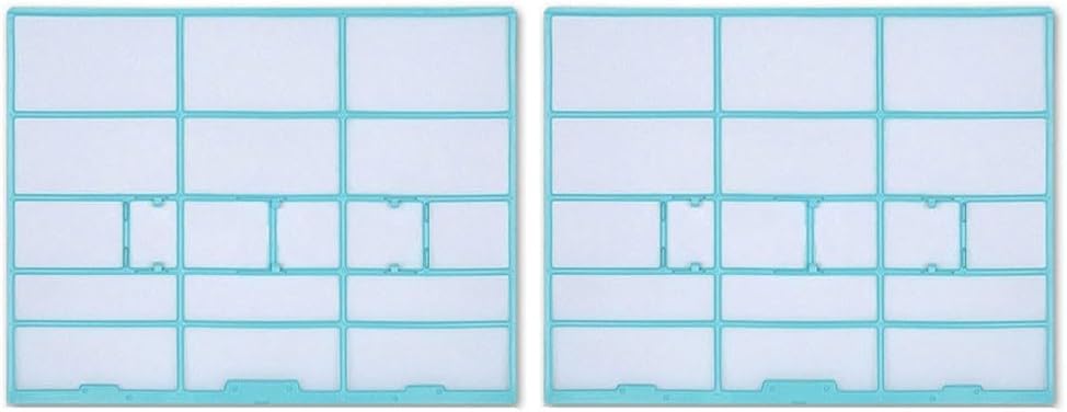 Plastic Filter Screen for Midea Air Conditioners 2 Pack Replacement Part for Wall Mounted Cooling Units Indoor Climate Control Use (37.7 * 29.4)
