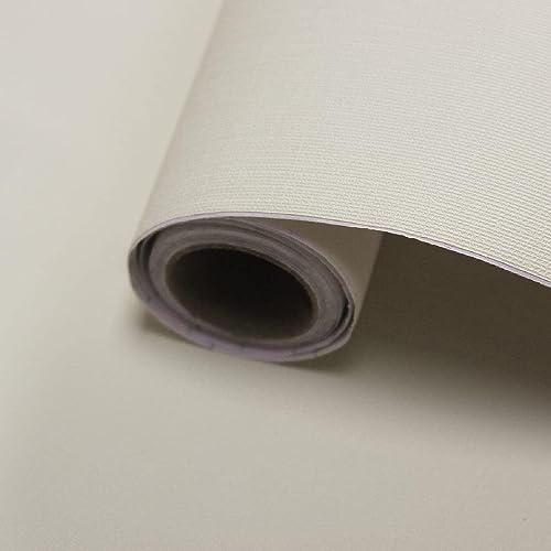 Image of ELTON Textured Solid Color Plain Wallpaper Self Adhesive Waterproof Embossed Wallpaper for Wall Livingroom Bedroom Furniture Table top, Kitcken Almirah & Doors (Cream, 45 x 600 Cms)