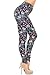 Creamy Soft Premium Women's Leggings Sugar Skull Kitty Cats Regular Size, High Rise, Stretchy & Comfortable Fit - by USA Fashion™