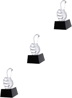 BESPORTBLE 3 pcs Crystal Prize Crystal Award Trophy Sports Award Trophy Award Ceremony Trophy Ornaments Listing