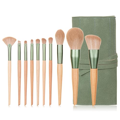 Juego de 10/14 brochas de maquillaje para sombra de ojos, brochas de maquillaje de cara completa, cepillo corrector para mujer
