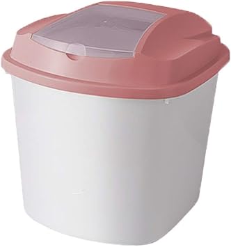 Amazon 米びつ 米櫃 米入れ 密閉 ライスストッカー 防湿シール お米収納庫 防虫 防湿 ライス箱 冷蔵庫に置いてもいい 一人暮らし 家庭用 保存容器 洗える 鮮度を保ち 高級感 キッチン用品 キッチン収納 収納 お米 コメ 15kg ピンク Davon 米びつ 通販