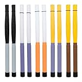 Weiche Percussion-Pinsel für Jazz-Musik, ergonomisches Design mit umweltfreundlichem Nylon für Musiker (Schwarzgrau)