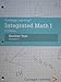 Integrated Math 1 4th Edition Student Text Volume 1