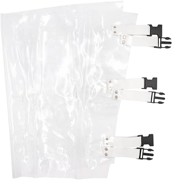 1pc Dental Chair Foot Pad Dustproof Cover Plastic Clear Protector Tool with Elastic Dental Chair Supply Accessories Equipment