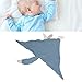 Baby Goose Animal Safety Blanket Cute Lovely Design Breathable Cotton Material Promotes Fine Motor Development Soft Texture for Babies (Navy Blue)