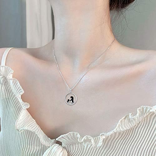 Penguin Necklace for Women 925 Sterling Silver Heart Penguin Pendant with Moonstone Crystal Cute Animal Winter Jewellery Penguin Gifts for Women Girls