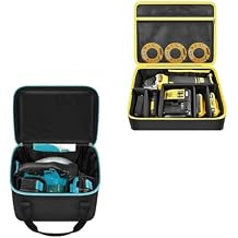 Universal Tool Bag for DEWALT 20V MAX Circular Saw 6.5Inch DCS391B Blue Bundle with Bag Compatible with DEWALT 20V MAX* Angle Grinder Tool DCG413B