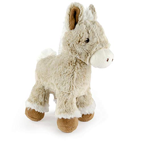 Giftable World Metropawlin Pet 9  Plush Pet Toy Two Tone Standing Horse with Squeaker