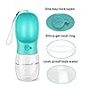 Kalimdor-Dog-Water-Bottle-Leak-Proof-Portable-Puppy-Water-Dispenser-with-Drinking-Feeder-for-Pets-Outdoor-Walking-Hiking-Travel-Food-Grade-Plastic-12oz-Blue Portable Puppy Water Dispenser