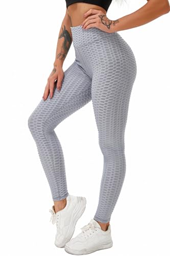 Calça Feminina Legging Cintura Alta Bolha 3D Com Compressão Disfarça Celulite Fitness Sem Transparên