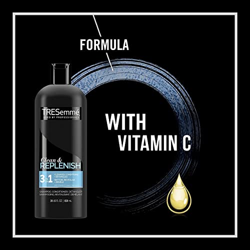 Image of TRESemme 3 in 1 Clean & Replenish Shampoo +Conditioner + Detangle 828 ml (28 oz), Packaging May Vary