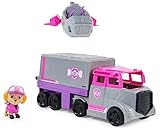 Patrulla Canina - Coche Skye TRANSFORMABLE - Big Truck - Patrulla Canina Coche Transformable con 1 Figura de Patrulla Canina Skye y 1 Jet de Rescate - 6065301 - Juguetes Niños 3 Años +