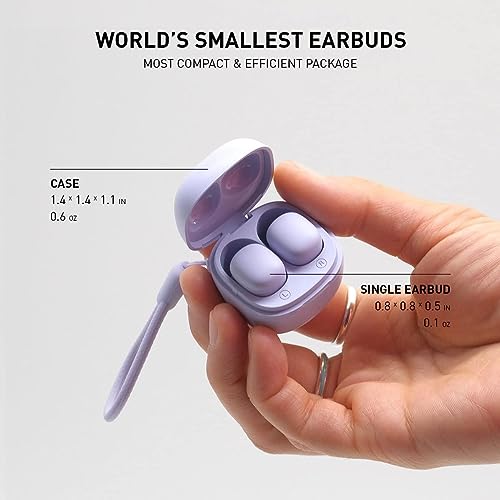 Kenkuo Y6PU Wireless Ear Buds For Small Ears, Only 2.5G Light Weight, Mini Earbuds Cute Colors For Women & Kids Earbuds thumb #1