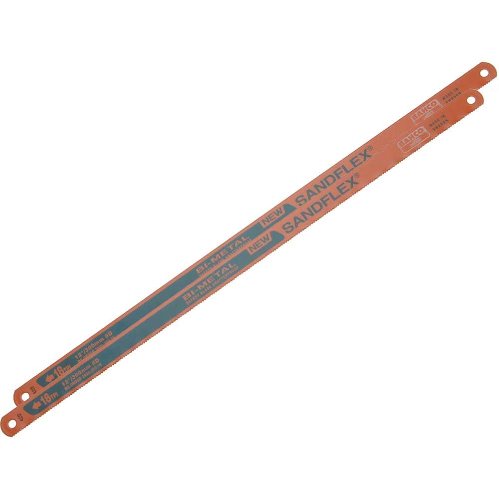 Bahco 3906-300-18-2P Sandflex Hacksaw Blades 300Mm (12In) X 18 Pack 2