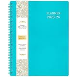 Academic Planner 2023-2024 - July 2023 - June 2024, 8" x 10", Planner 2023-2024, Weekly & Monthly Pl