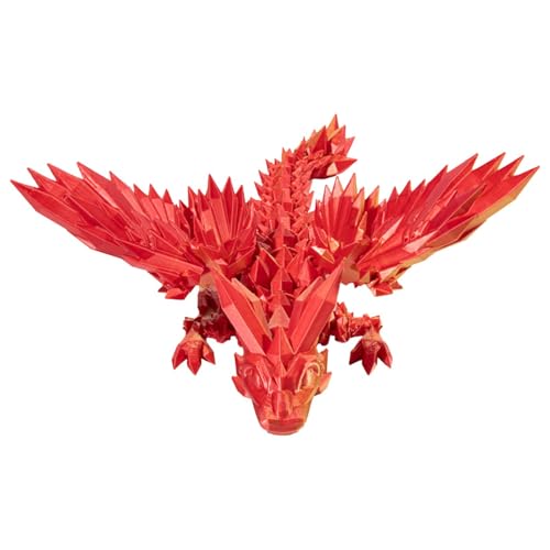 Œuf de dragon imprimé 3D en jouet de dragon imprimé ailes de dragon mobiles figurines œuf de dragon jouet de bureau réaliste mystérieux œuf de dragon jouet articulation éternelle dragon