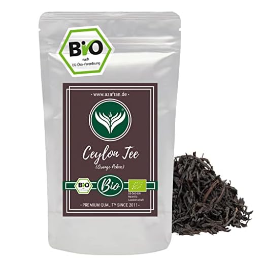 BIO Ceylon Tee OP (Orange Pekoe) aus Sri Lanka, Schwarztee lose 250g