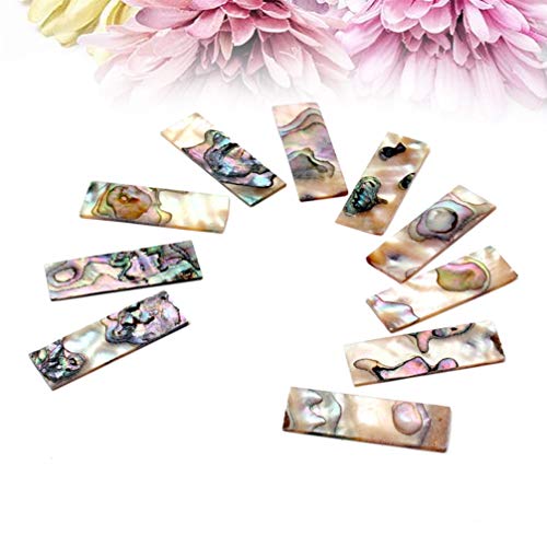 Milisten 10 Pcs Material de Embutimento de Guitarra Inlay Adesivo para Baixo de Guitarra Ukulele Ban