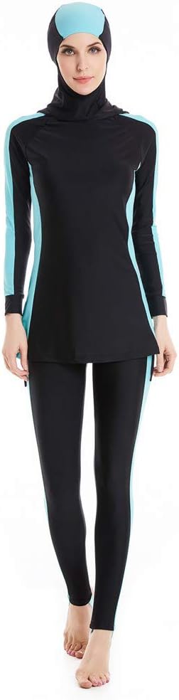 Modest Swimwear for Women's Rash Guard Long Sleeve Swimwear Modesty Swimming Costume Surfing Suit Burkini