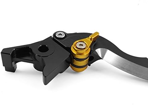CNC Adjustable Blade Brake Clutch Levers for Suzuki GSR600 2006-2011 GSXR600 1997-2003 GSXR750 1996-2003 GSXR1000 2001-2004 GSR750/GSX-S750 2011-2016 black