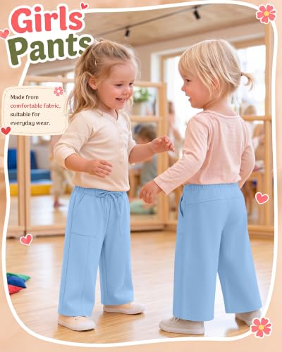 Image of Toddler Girls Wide Leg Pants
