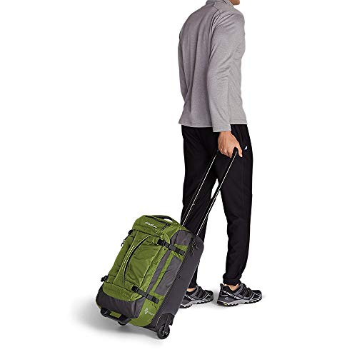 Eddie Bauer Unisex-Adult Expedition Drop Bottom Rolling Duffel - Medium, Green R