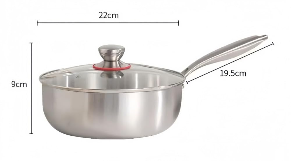 Amazon | Sutenno フライパン ステンレス 炒め鍋 24cm 片手鍋 316