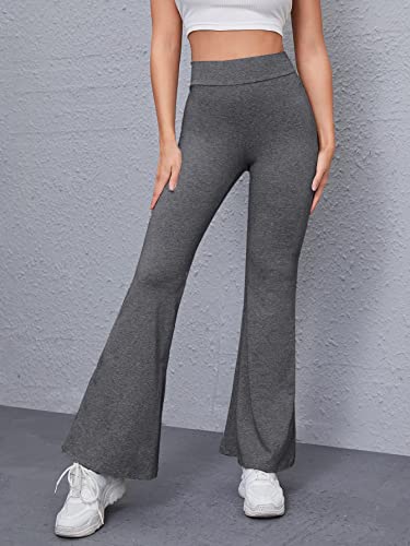 Women Slim Fit Casual Solid Flare Leg Pants