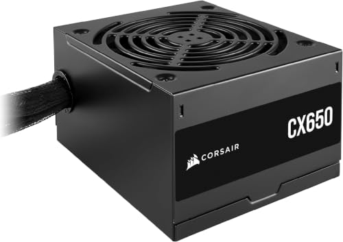 Image of CORSAIR CX650 80 Plus Bronze Non Modular Low-Noise ATX 650 Watt Power Supply - NA - Black (Pack of 6)