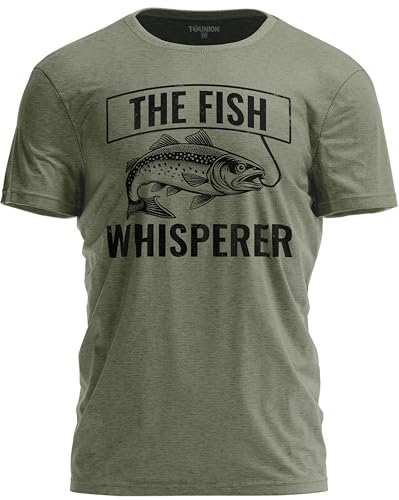 The Fish Whisperer Funny Fisherman T-Shirt - Fishing Pole Humor Graphic Tee