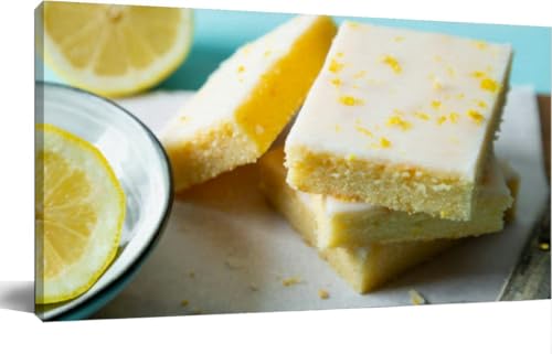 JOPZEMTYED Wall Art Frame Gallery Wall Decor Lemon brownies lemonies
