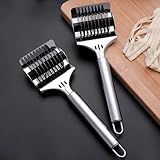 2-Piece Stainless Steel Noodle Cutter, Pasta Cutter Tools Set for Fresh Pasta Making, Durable Spaghetti Pressing Tools with Stainless Steel Blades, Ideal for Home Chefs and Cooking Enthusiasts - Image 5