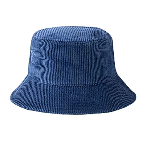 Zhaozoul Women's Bucket Hat Winter Warm Corduroy Velvet Bucket Hat Ribbed Solid Color Fisherman Cap (Color : Green) #TOP5