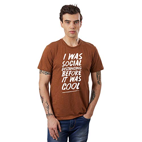 Image of Free Authority Printed Regular Fit Cotton Men's T-Shirt
