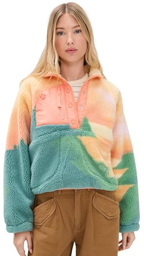 Amazon.com: Free People Women's Rocky Ridge Sherpa Pullover, Faded