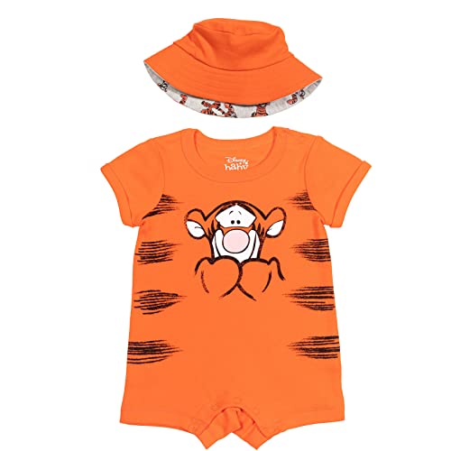 Disney Winnie The Pooh Tigger Newborn Baby Boys Romper And Sunhat 3-6 Months #TOP2