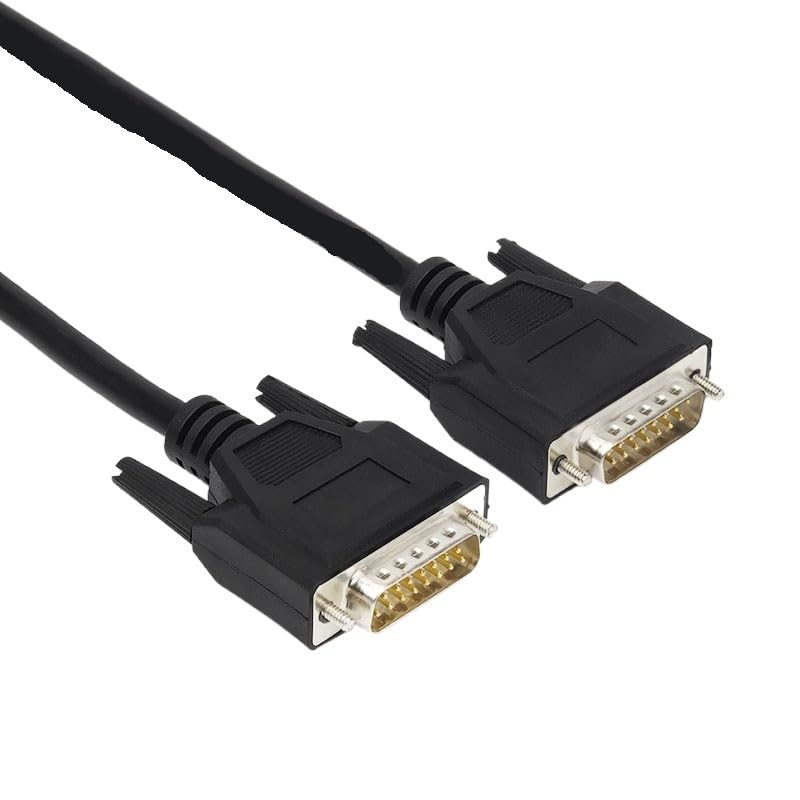 DB15 Cable macho/macho/hembra D-SUB de 15 pines, conector DB15, 2 filas, 15 pines, M/M, 1,5 m, 3 m, 3 m, 5 m (150 cm, macho a hembra)