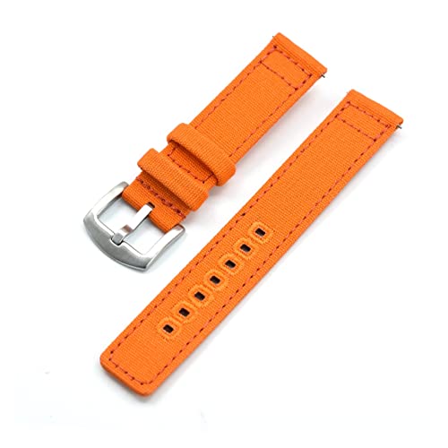 20mm 22mm Premium Canvas Nylon Strap Black Army Green Khaki Fit For/Fit For/Fit For With Quick Release Spring Watch Band