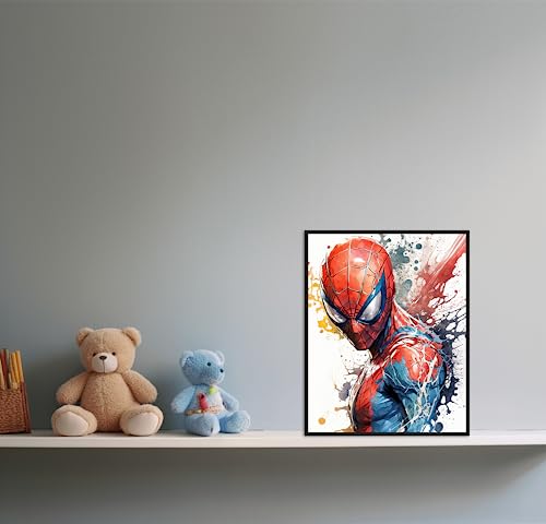 Lotustorm Superhero Watercolor Poster Superhero Room Decor For Boys Set Of 5 Unframed (8''X10'') Superheros Wall Decor Posters For Boys Room Nursery Kids Room Wall Decor Superhero Prints Playroom Decor thumb #6