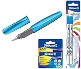 pelikan blau audi gedrehter Look mit ergonomischer Form