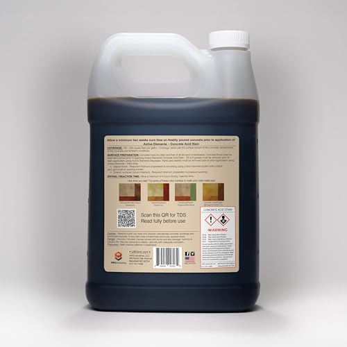 Active Elements 6019-1G Contractors Choice Concrete Acid Stain 1 Gallon Coffee Bean thumb #1