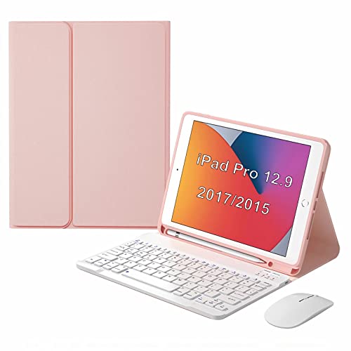 IPad Pro 12.9C` 2017/2015ifA2E1jpL[{[hP[XACX}OlbgEL[{[hAyVz_[Bluetooth}EXt,Pink1